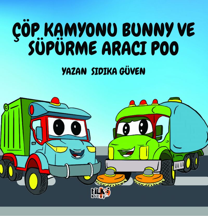 Çöp Kamyonu Bunny Ve Süpürme Aracı Poo